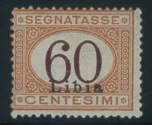 Segnatasse 60 c. cifre brune n. 11. (600)