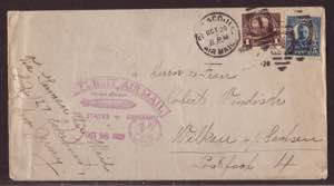 U.S.A. - Lettera via Graf Zeppelin da ... 