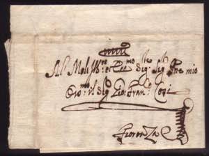 BIENTINA - Lettera del 13.9.1693 per Firenze ... 