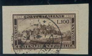 Romana, 100 lire n. 600 su frammento. (160)