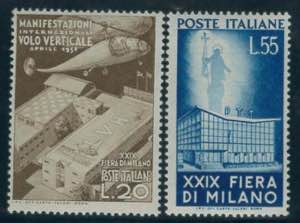 XXIX Fiera di Milano, serie cpl. n. 657/8. ... 