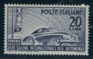 Auto Torino 1950, n. 617, con gomma ... 