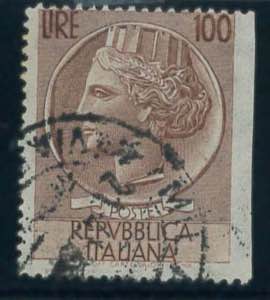 Siracusana 100 lire fil. stelle n. 785/Ifa, ... 