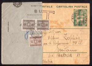 Cartolina Postale Svizzera del 19.7.34 per ... 