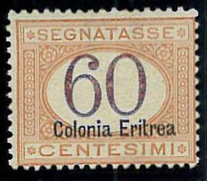 Segnatasse 60 c. cifre brune n. 25. (550)