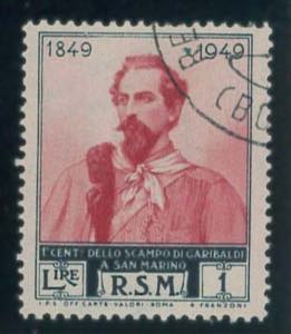 Garibaldi, 1 lira con filigrana ruota III, ... 