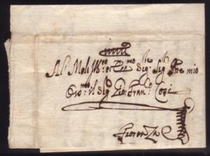 BIENTINA - Lettera del 13.9.1693 per Firenze ... 