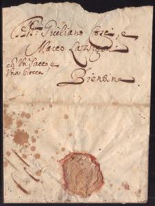 FIRENZE - Lettera del 29.3.1645 per ... 