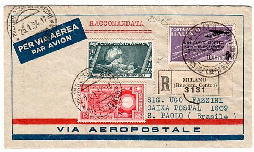 27.1.34 Volo Roma-B.Aires - aer. ... 