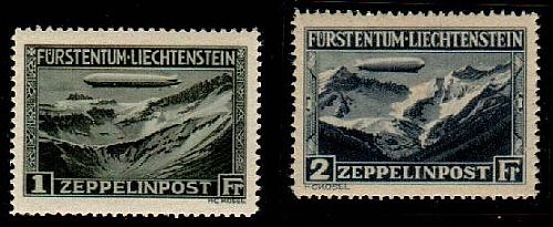 Liechtenstein - PA Zeppelin 1 + 2 ... 