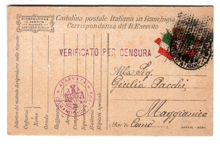 POSTA MILITARE - Posta Militare I ... 