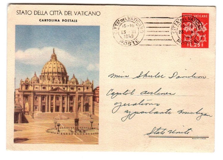 VATICANO - C 9/2, 25 l. Piazza del ... 