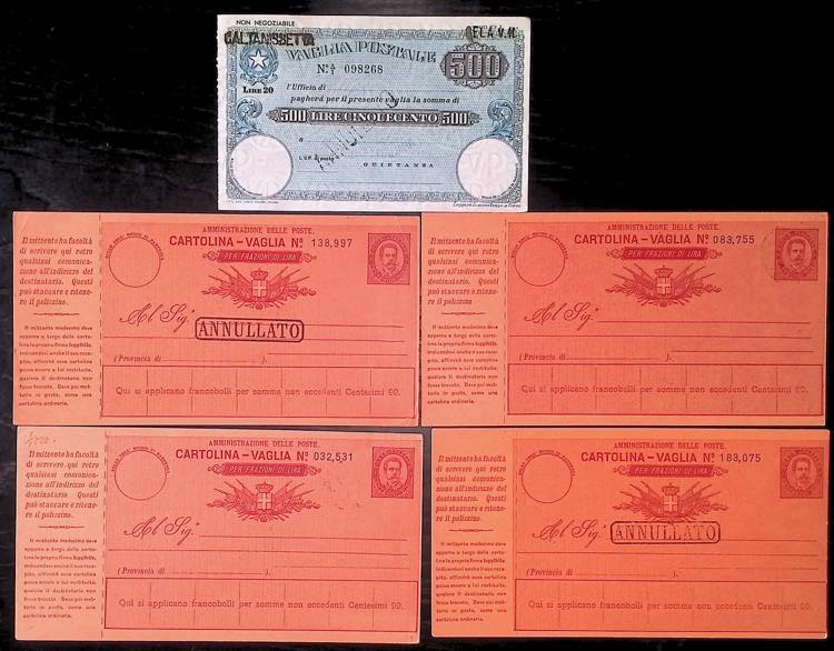 VAGLIA - Interi postali - oltre 50 ... 
