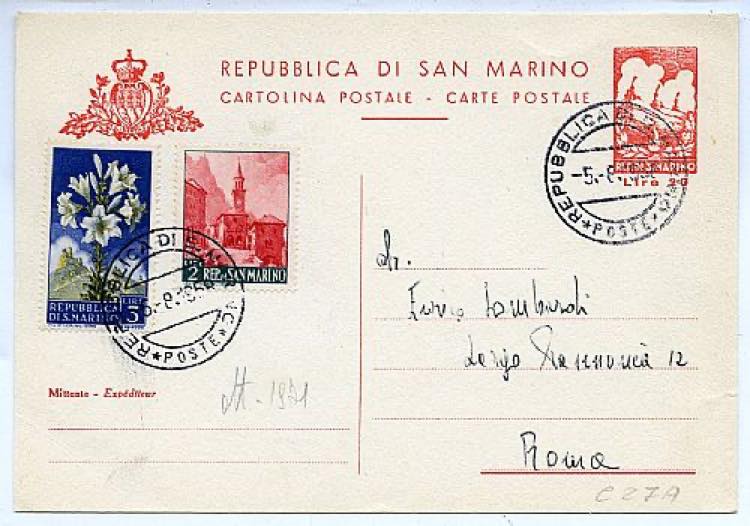 REPUBBLICA DI SAN MARINO - C 27A, ... 