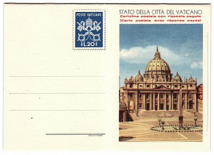 VATICANO - C 14a, 20 + 20 l. ... 