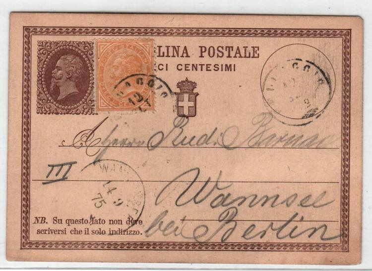 VITTORIO EMANUELE II - C 1, 10 c. ... 