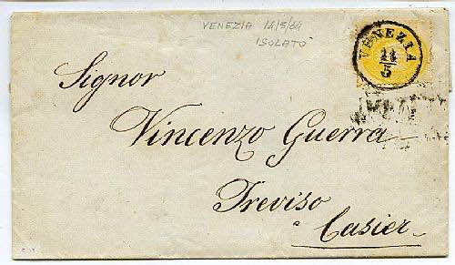 Circolare da Venezia 14/5 (1864) a ... 