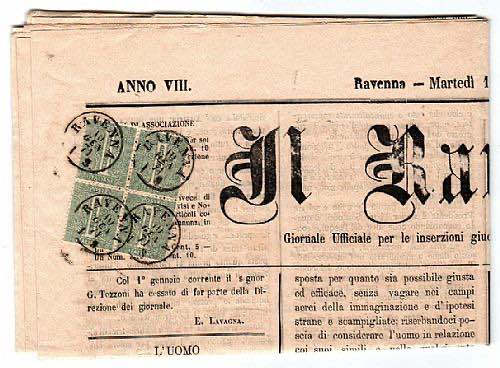Il Ravennate del 10 Gennaio 1871 ... 