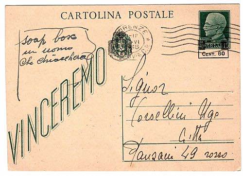 CARTOLINE LUOGOTENENZA - C 114, ... 