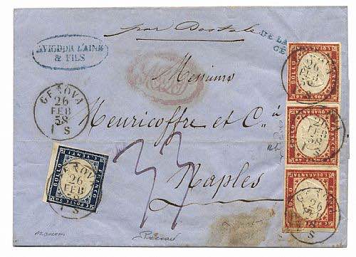 SARDEGNA - Da Nizza 24.2.1858 a ... 