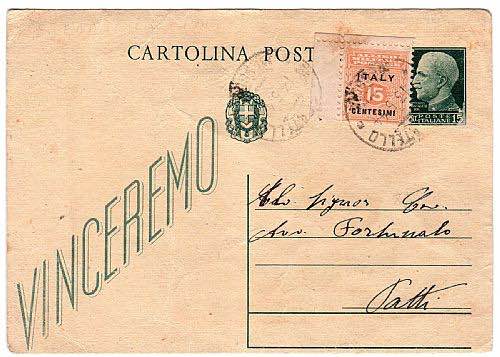 CARTOLINE LUOGOTENENZA - C 97, 15 ... 