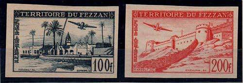 FEZZAN - PA Fezzan 100 + 200 fr. ... 