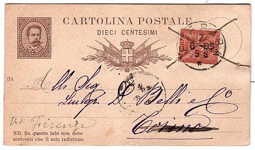 CARTOLINE REGNO DITALIA - C 5/84, ... 