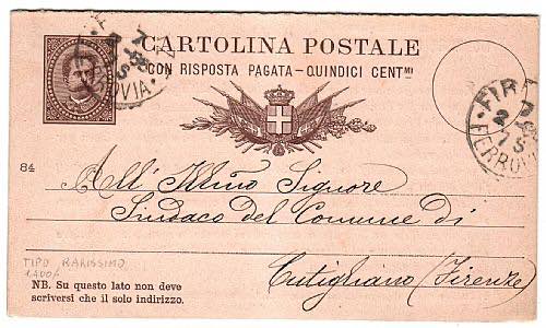 CARTOLINE REGNO DITALIA - C 6/84, ... 