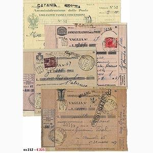 Interi postali - cartolina vaglia - 42 es. ... 