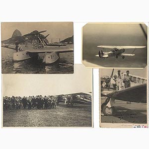 Aviazione - insieme di fotografie, articoli ... 