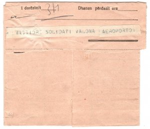 Telegramma da Valona 9.12.1916 con ... 