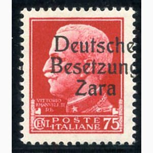 Zara - Deutsche Besetzung Zara 75 c. sopr. ... 