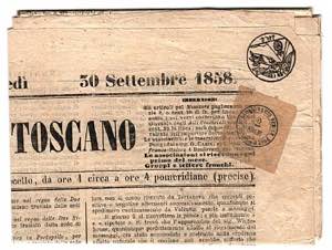 TOSCANA - Monitore Toscano del 30.9.58 con ... 