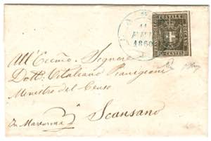TOSCANA ANNULLAMENTI - BAGNO 11 FEB 1860 - ... 