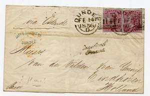 ESTERO - Inghilterra - da Dindee 14 FEB 1856 ... 