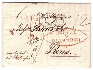 VIE DI MARE - Da Palermo 1 AGO 1825 a Parigi ... 