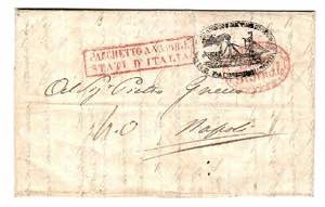 VIE DI MARE - Da Genova 12 GIU 1838 a Napoli ... 