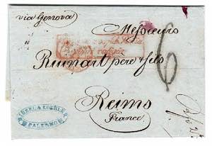 VIE DI MARE - Da Palermo 18.5.1861 a Remis. ... 