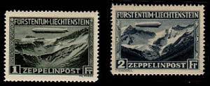 ESTERO - Liechtenstein - PA Zeppelin 1 + 2 ... 