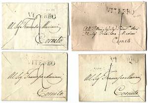 SANITA e DISINFEZIONI - 5 lettere del 1837 ... 