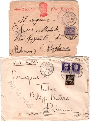 POSTA MILITARE - Guerra di Spagna ... 