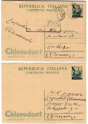 R 8/9 - 15 E 20 LIRE REPUBBLICA - R 9/3, 20 ... 