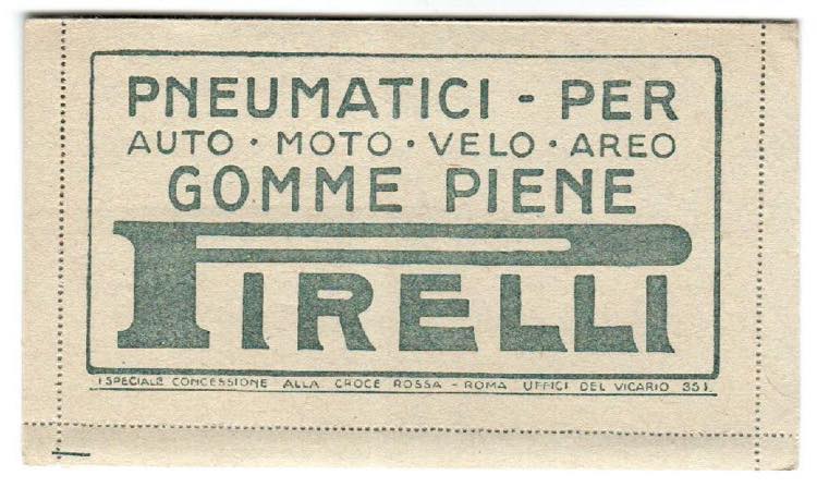 RB 1/2 - 10 E 15 C. BIGLIETTI PUBBLICITARI - ... 