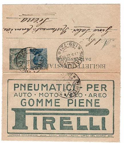 RB 1/2 - 10 E 15 C. BIGLIETTI PUBBLICITARI - ... 