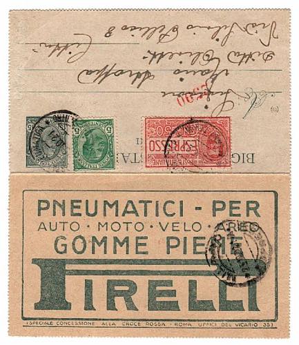 RB 1/2 - 10 E 15 C. BIGLIETTI PUBBLICITARI - ... 