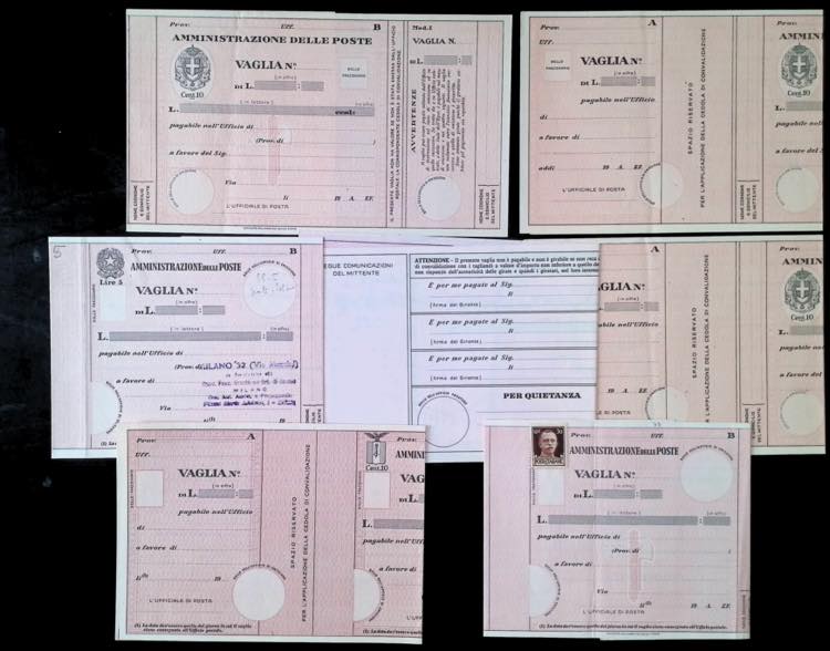 VAGLIA - Interi postali - oltre 50 ... 