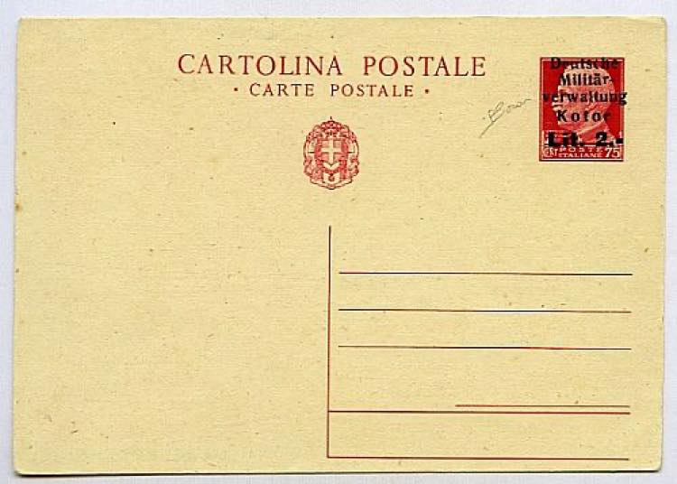 OCCUPAZIONI II GUERRA - C 20, 2 l./75 c. ... 
