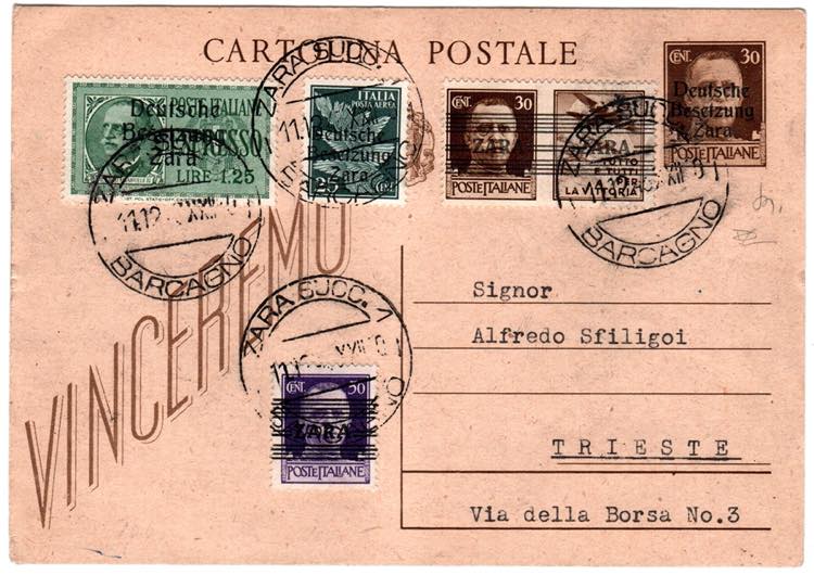 OCCUPAZIONI II GUERRA - C 25, 30 c. Deutsche ... 