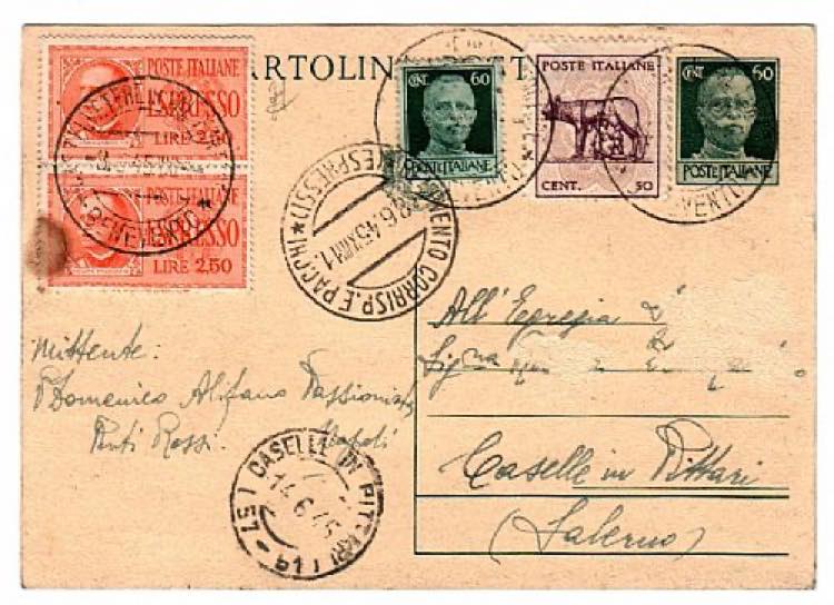 LUOGOTENENZA - C 113, 60 c. Impero - espr. ... 