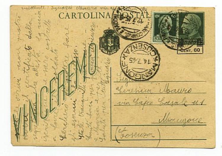 LUOGOTENENZA - C 114, 60/15 c. da Bari ... 